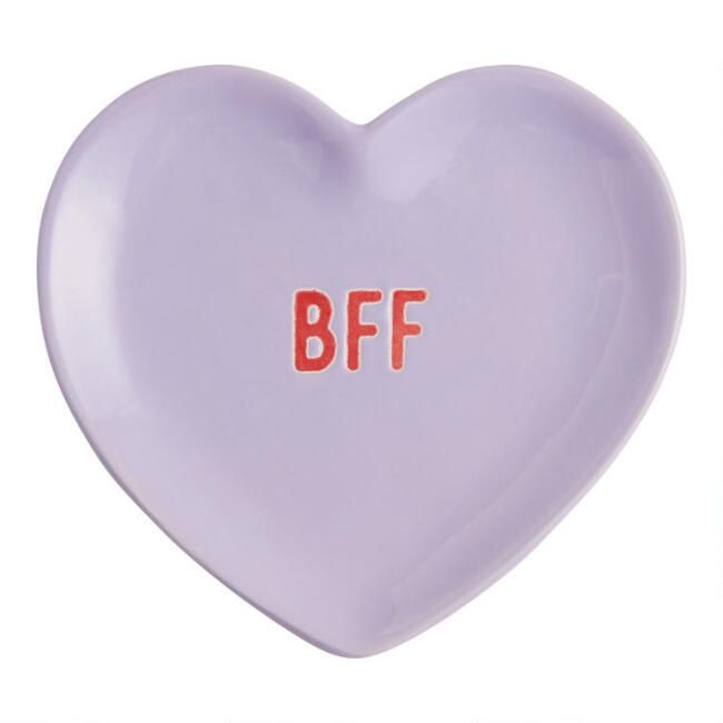 Pastel Purple BFF Sweetheart Plate | World Market