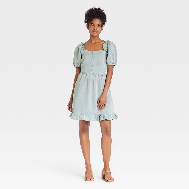 Women's Puff Short Sleeve Dress - Who What Wear™ | Target