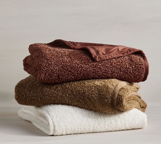 Cozy Teddy Faux Fur Throws | Pottery Barn (US)