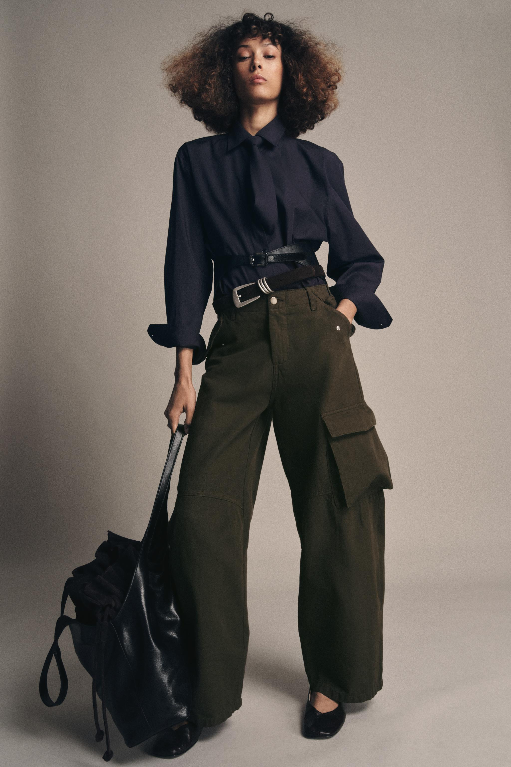 CAMICIA POPELINE CON CRAVATTA ZW COLLECTION | Zara IT