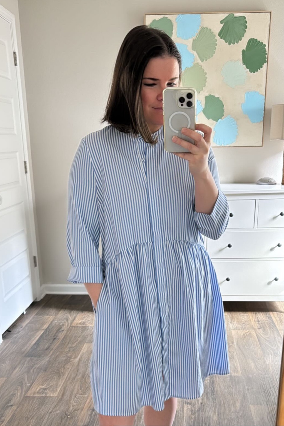 Blue & White Stripe @tuckernuck dress 🤍 