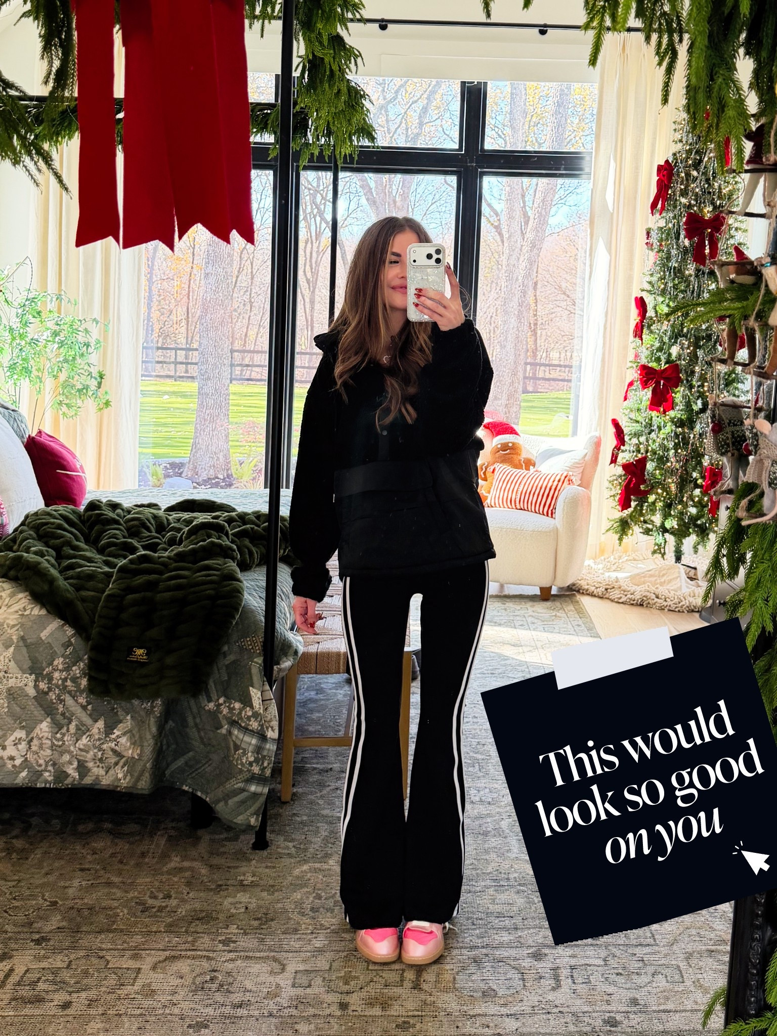 athleisure friday ootd! Size small and the leggings and size small in the twofer fleece pullover. Use code AMBER at checkout.

#LTKmomlife #LTKootd #LTKActive