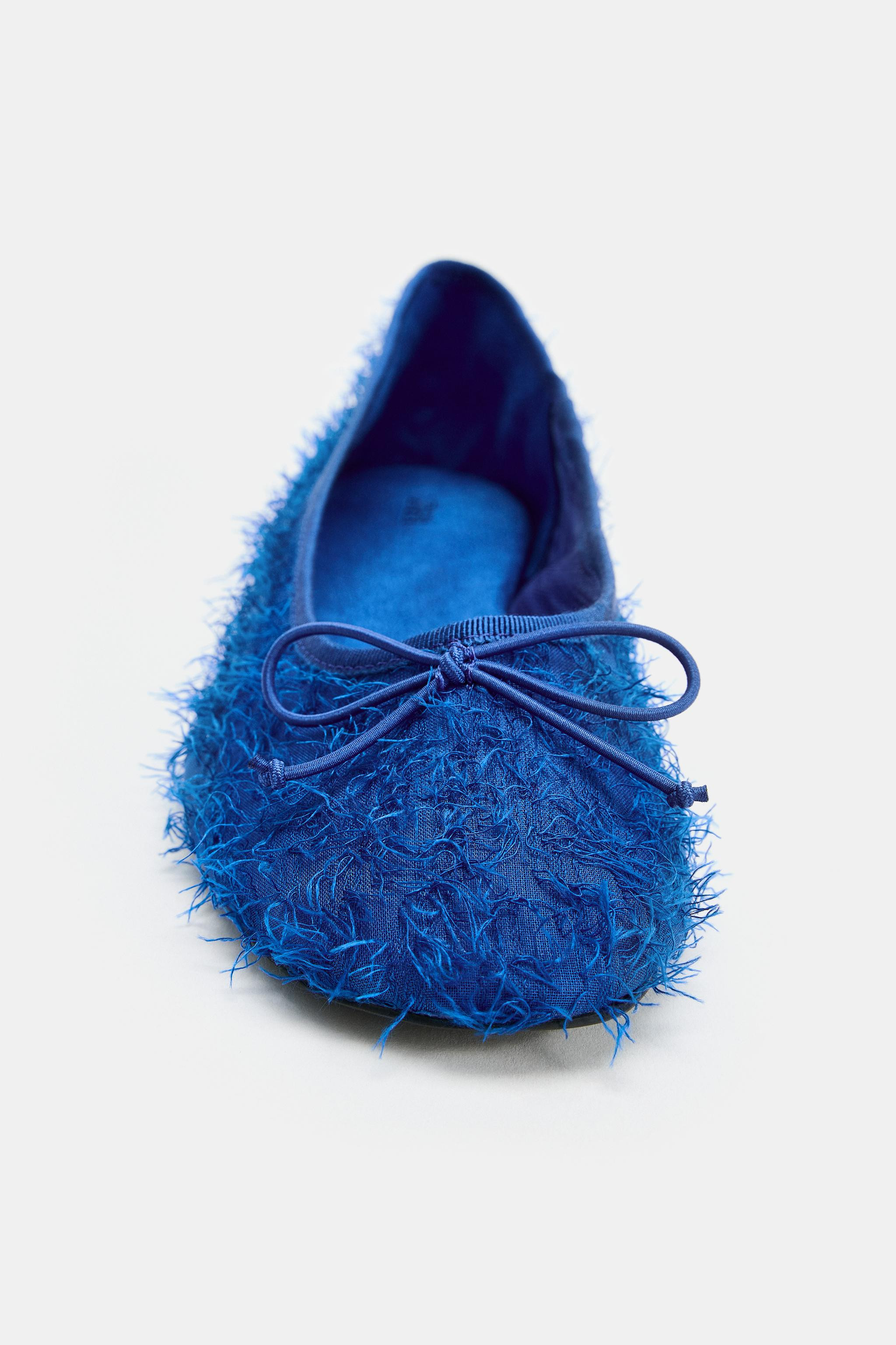 FABRIC BOW BALLET FLATS | Zara UK