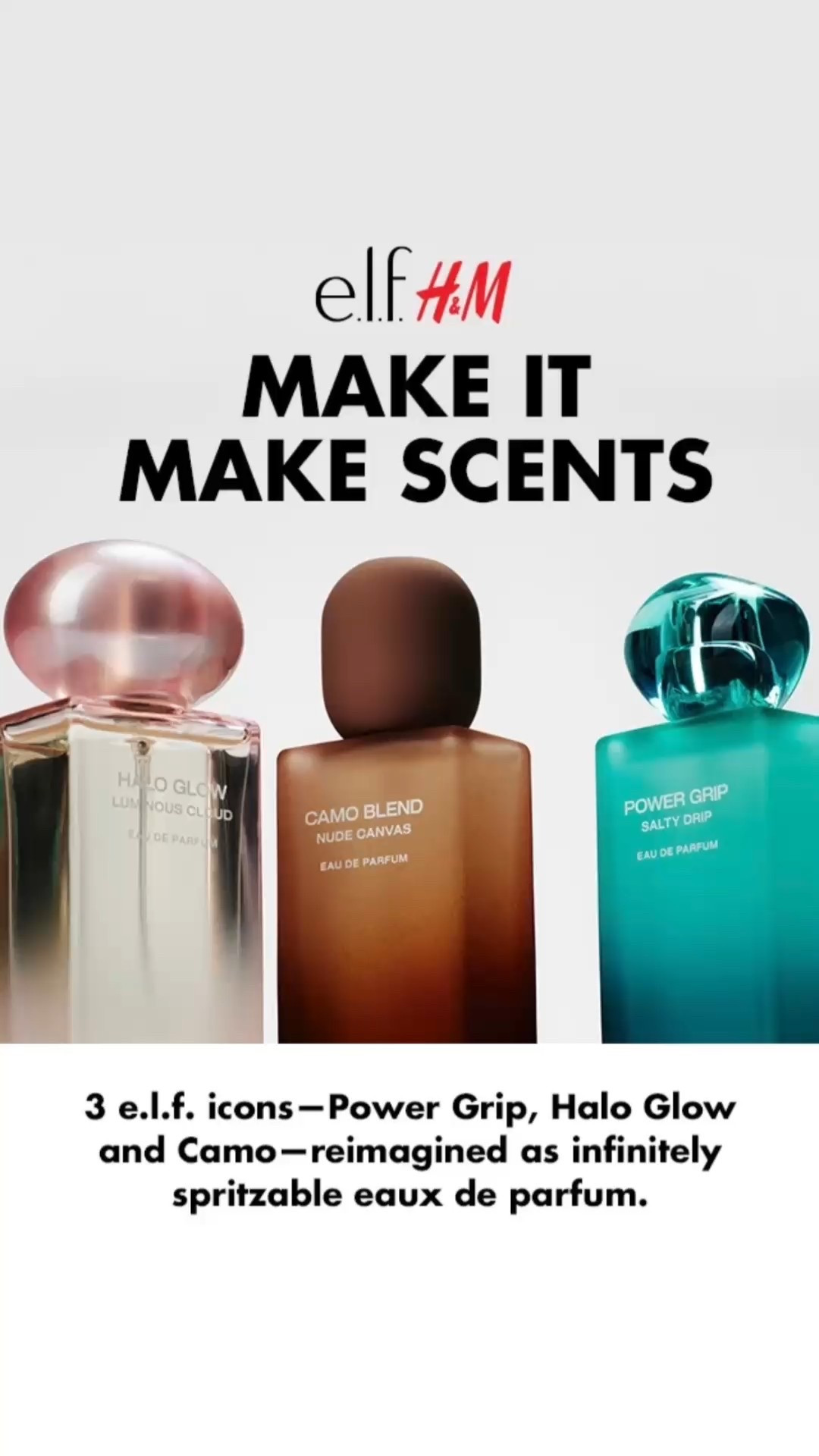 New beauty find 🚨✨ 

The e.l.f. x H&M “Make It Make Scents” collection features Halo Glow, Camo, and Power Grip inspired perfumes—lightweight, wearable, and perfect for everyday scent lovers 💕

Linked in my LTK for easy shopping 🛍️

#LTKBeauty #LTKmomlife #LTKselfcare