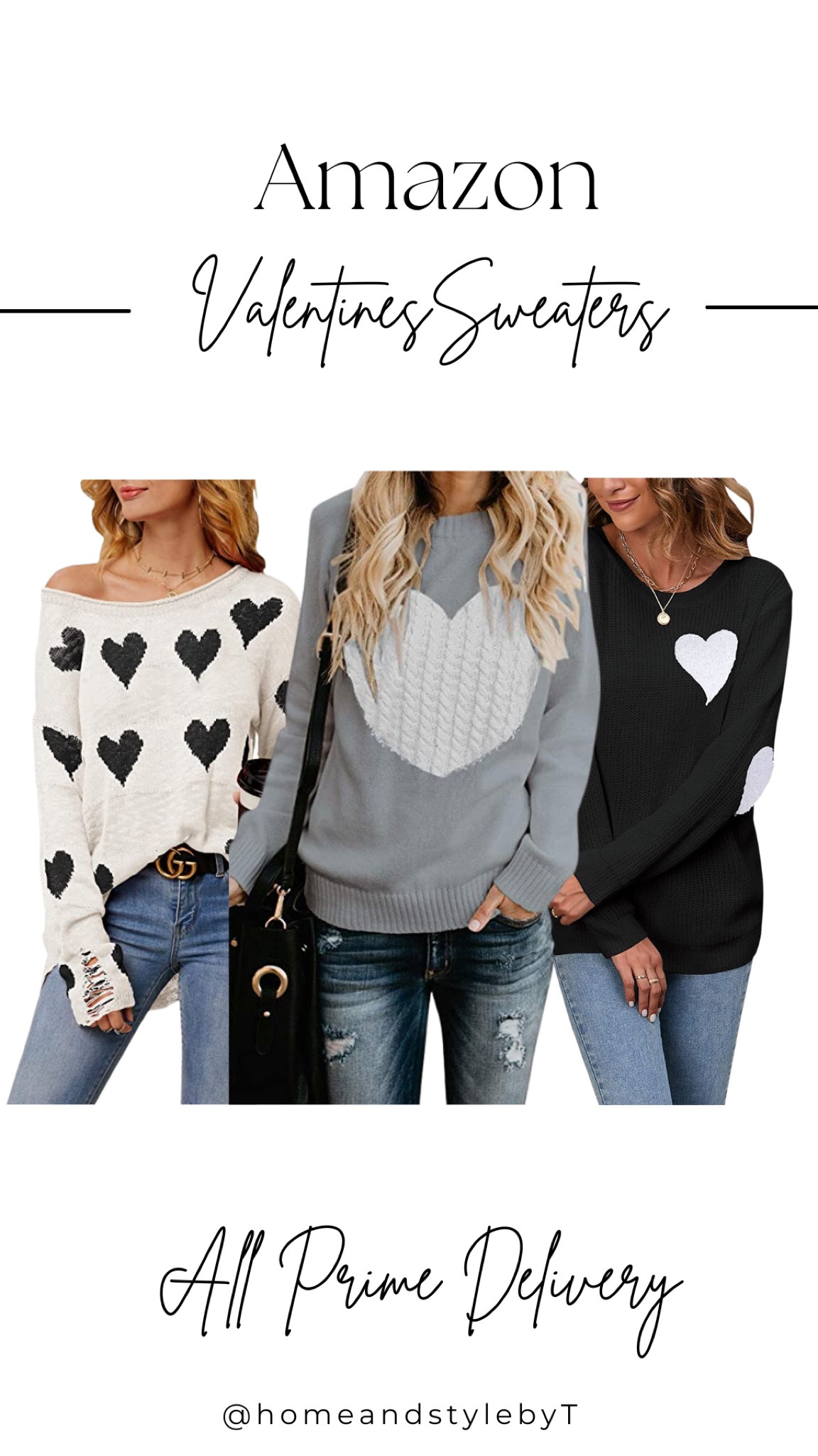 Get in time for Valentines! Neutral heart sweaters 

#LTKSeasonal #LTKFind