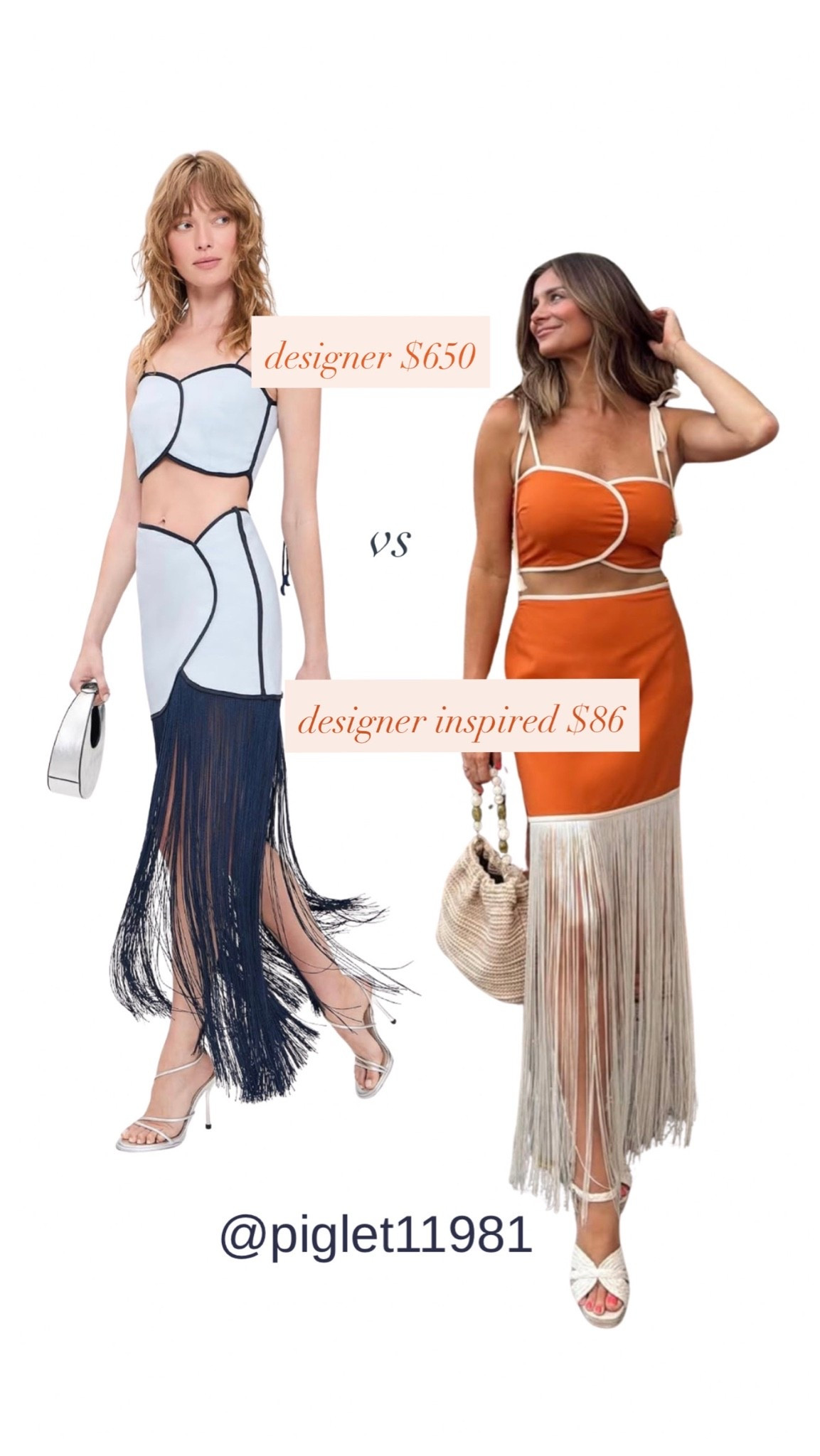 Azulu designer vs designer inspired. Love this more affordable set!  Got size small in top & skirt. 

#SplurgeVersusSave #DesignerVersusDesignerInspired #SummerSets #VacationSet #VacationOutfit #ResortOutfit #2PieceSkirtSet

#LTKOver40 #LTKootd #LTKTravel