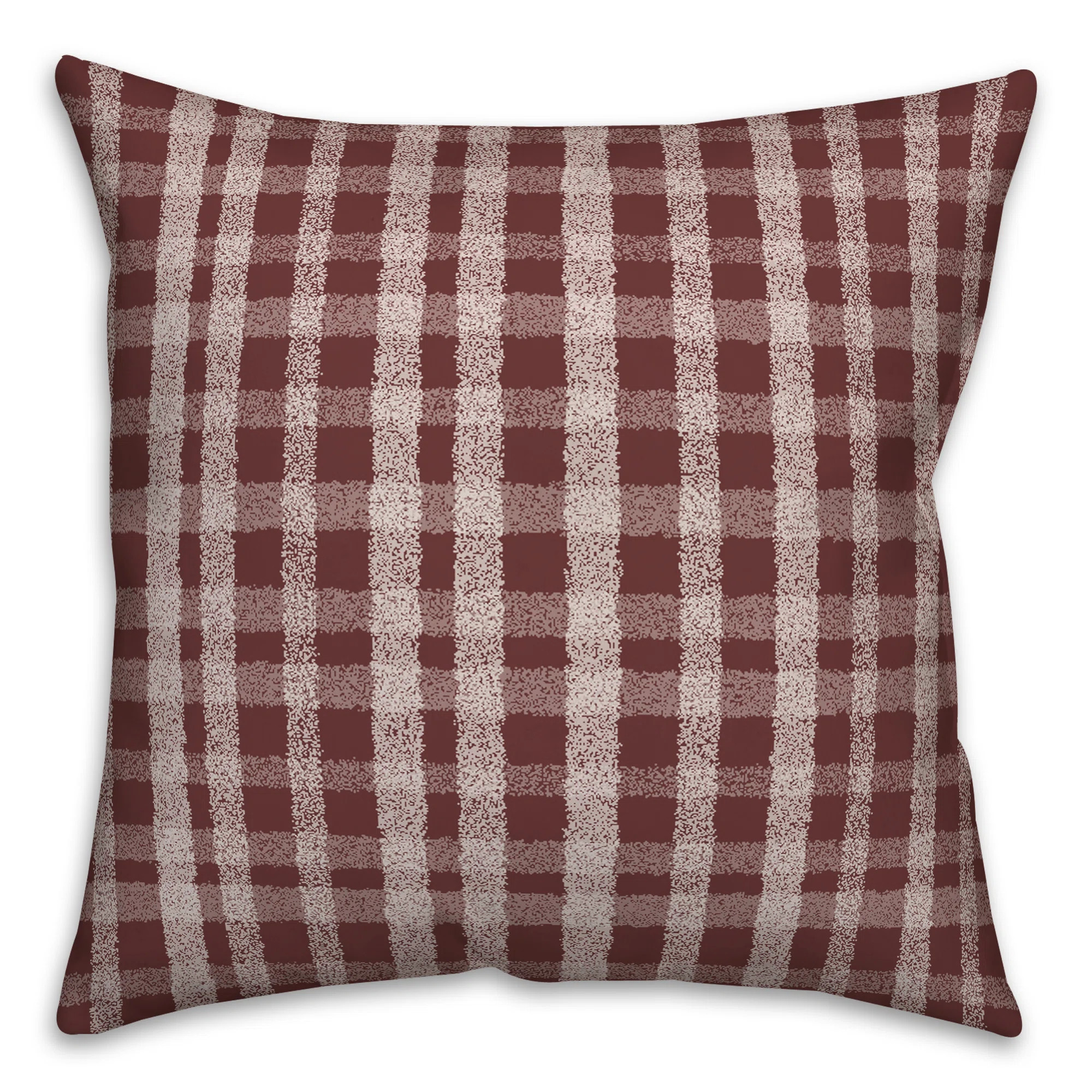 Designs Direct Creative Group  Plaid Polyester Indoor/Outdoor Throw Pillow | Wayfair | Wayfair North America