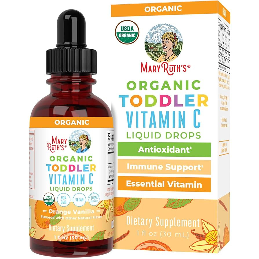 MaryRuth Organics Toddler Vitamin C Drops | USDA Organic Vitamin C Liquid Drops for Toddler | Age... | Amazon (US)