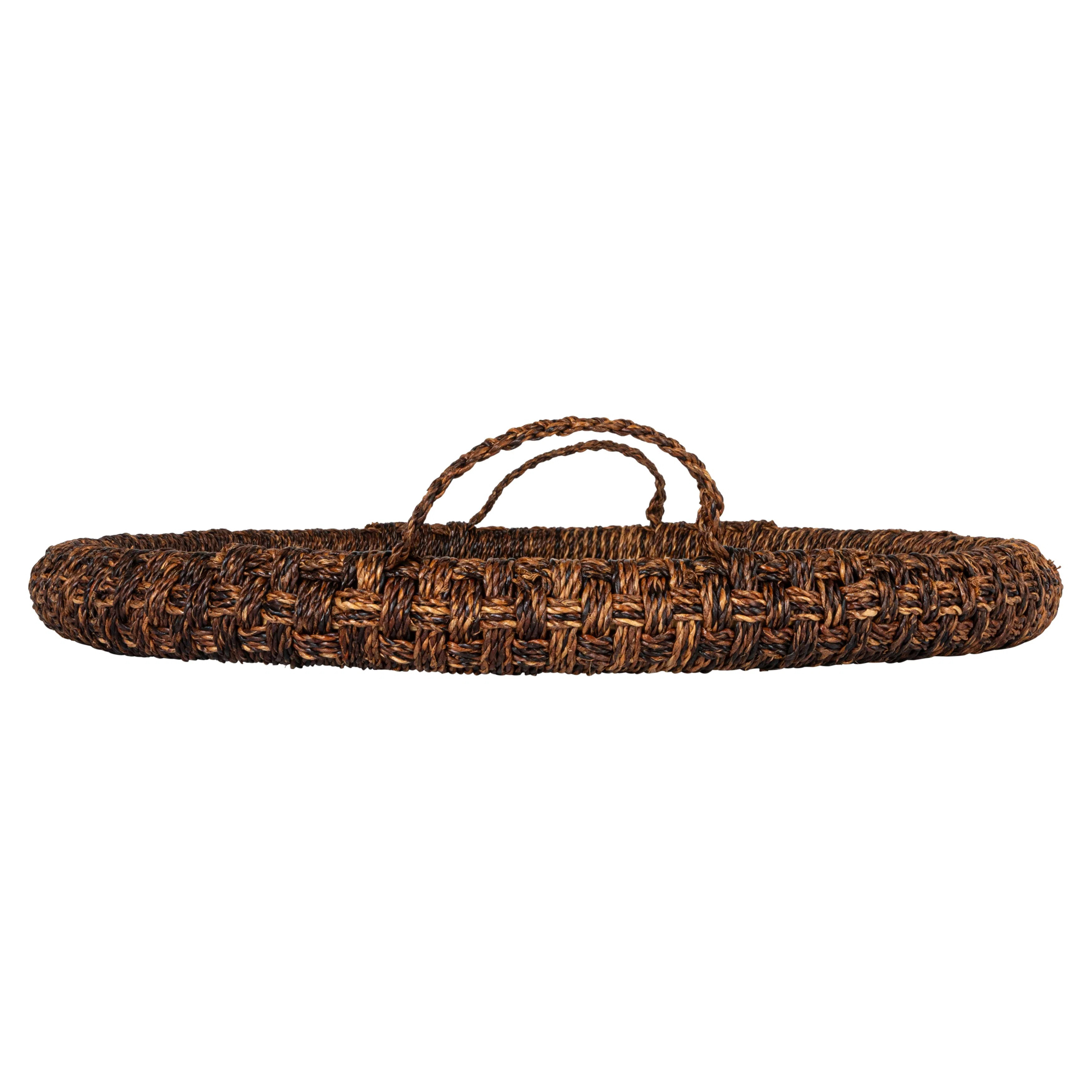 Artisanal Bankuan Braided Tray with Handles | Wayfair North America