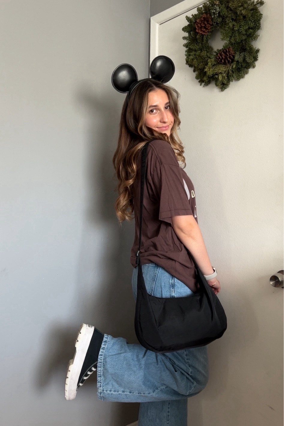 Fitmas

Ears: Shop Disney/Disneyland (linked on eBay)
Tee: Shop Subtle Dust
Jeans: CottonOn
Bag: Baggu
Shoes: Converse

Ig: @jkyinthesky & @jillianybarra
Watch daily fitmas episodes on TikTok: @jill.ybarra 

#LTKHoliday #LTKstyletip #LTKSeasonal