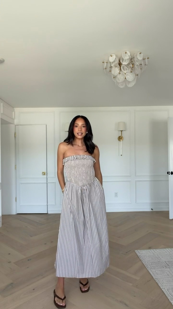 Up to 30% OFF almost everything at Abercrombie!! Wearing size S smocked strapless maxi dress (has pockets!!) 

summer outfit, summer dress, weekend outfit, date night outfit, vacation outfit, mom outfit, postpartum outfit, sale alert, abercrombie sale

#LTKSaleAlert #LTKSeasonal