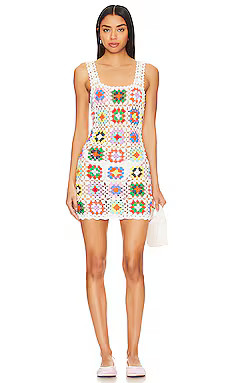 Lovers and Friends Faye Mini Dress in White Multi from Revolve.com | Revolve Clothing (Global)