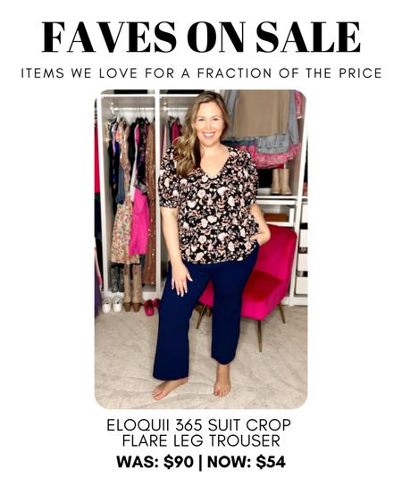 Eloquii plus size workwear pants on sale! 

#LTKsalealert #LTKSeasonal #LTKcurves