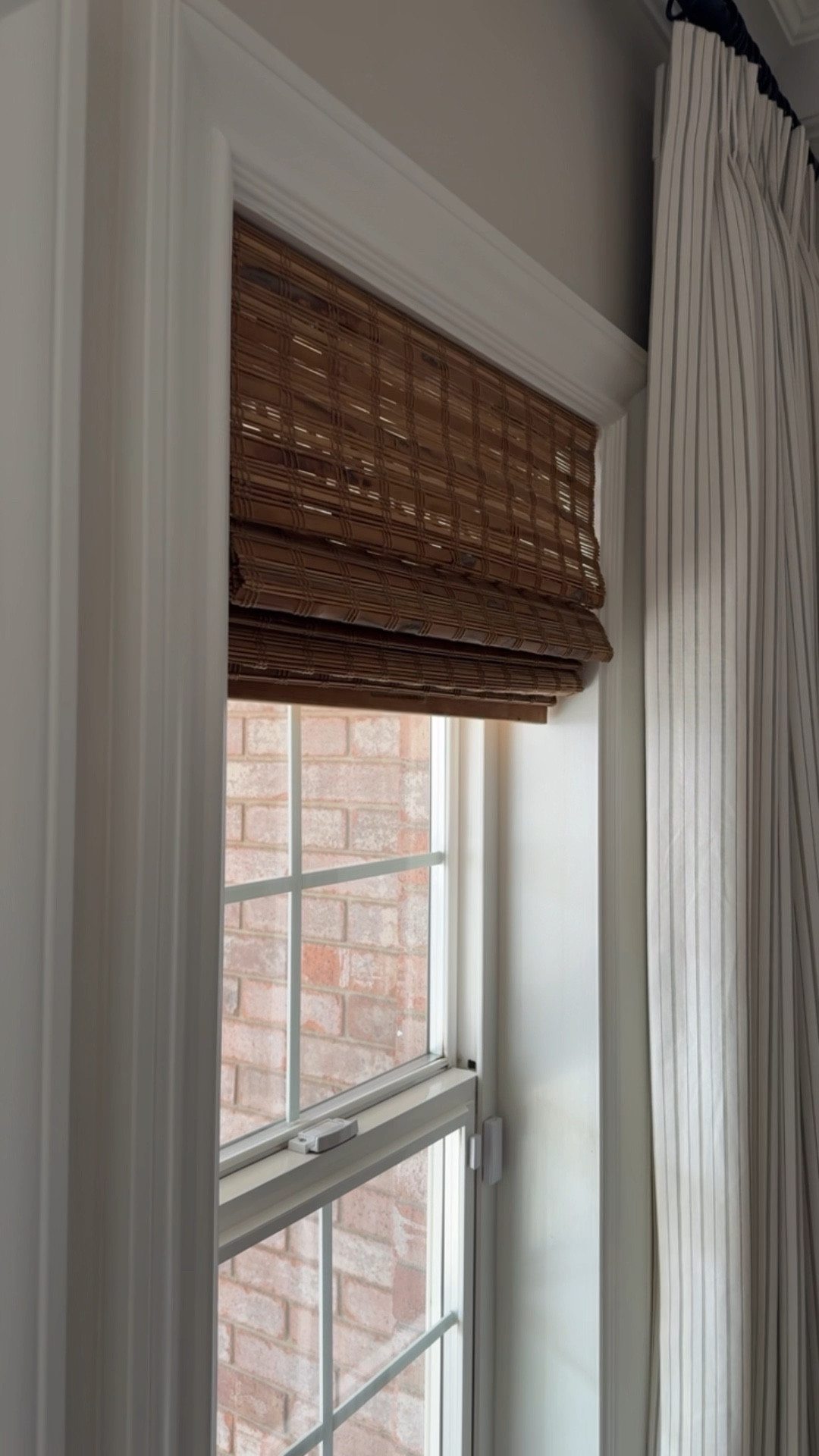 Textural woven wood shades- these are affordable, super easy to install, and are one of my favorite designer tricks! 

#LTKWatchNow #LTKFindsUnder100 #LTKHome