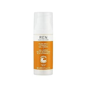 REN Vegan Glow Daily Vit C Gel Cream, 50 ML | Amazon (US)