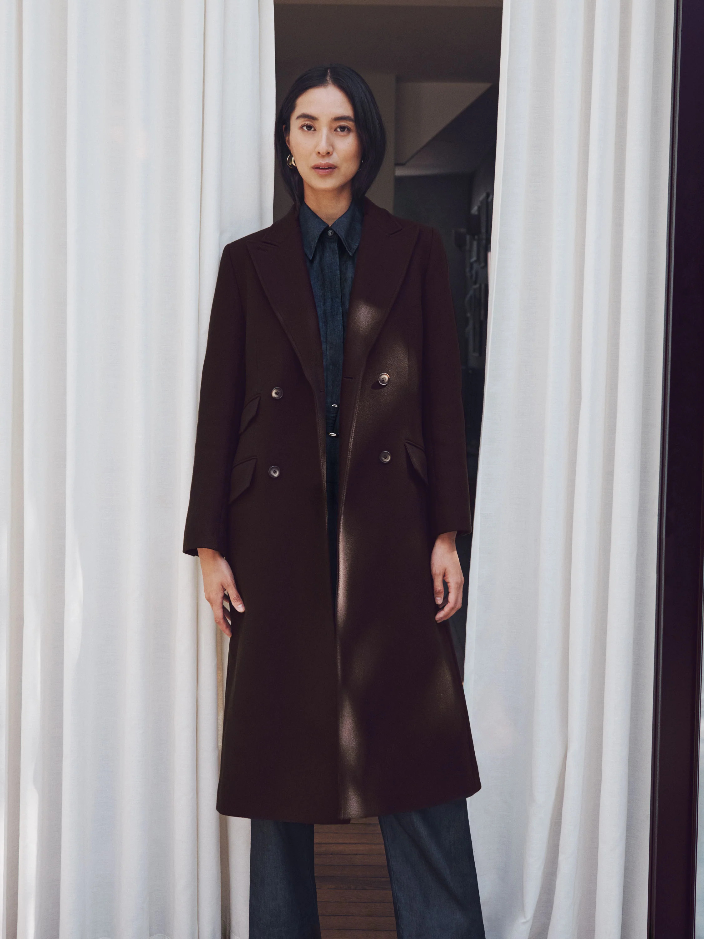 Edwina Tailored coat | Vivere London