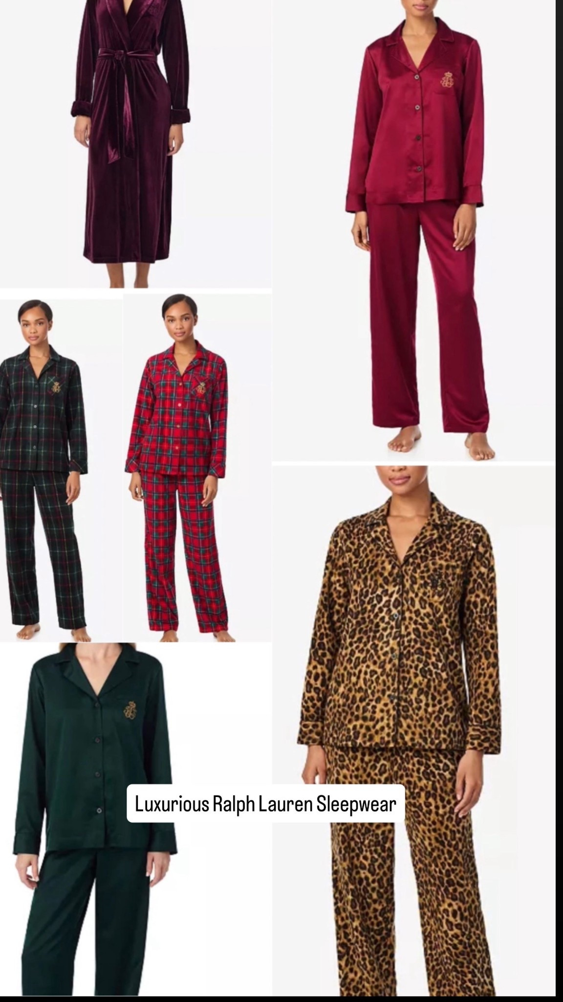 Luxurious Ralph Lauren Sleepwear