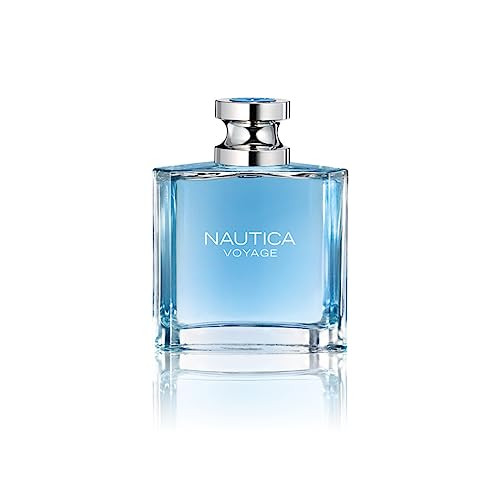 Nautica Voyage Eau De Toilette for Men - Fresh, Romantic, Fruity Scent Woody, Aquatic Notes of Apple, Water Lotus, Cedarwood, and Musk Ideal Day Wear 3.3 Fl Oz | Amazon (US)