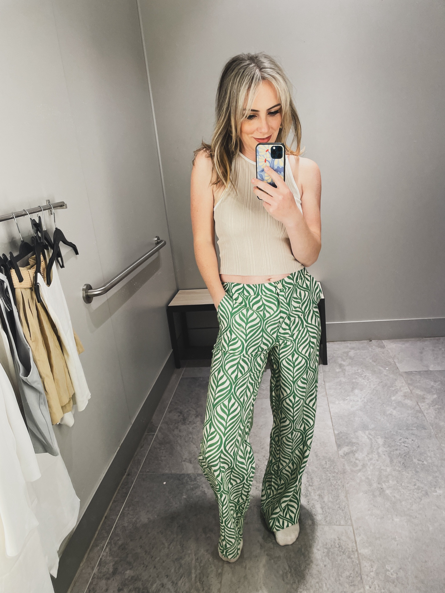 H&M, h&m new arrivals, H&M spring, summer, spring, print, statement pant, statement clothes, vacay outfit, green print, resort wear, Mom style, mom outfit, easy oitfit

#LTKstyletip #LTKfindsunder50 #LTKover40