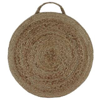 Decor Therapy Sanibel Natural Woven Round Floor Cushion-FR8863 - The Home Depot | The Home Depot