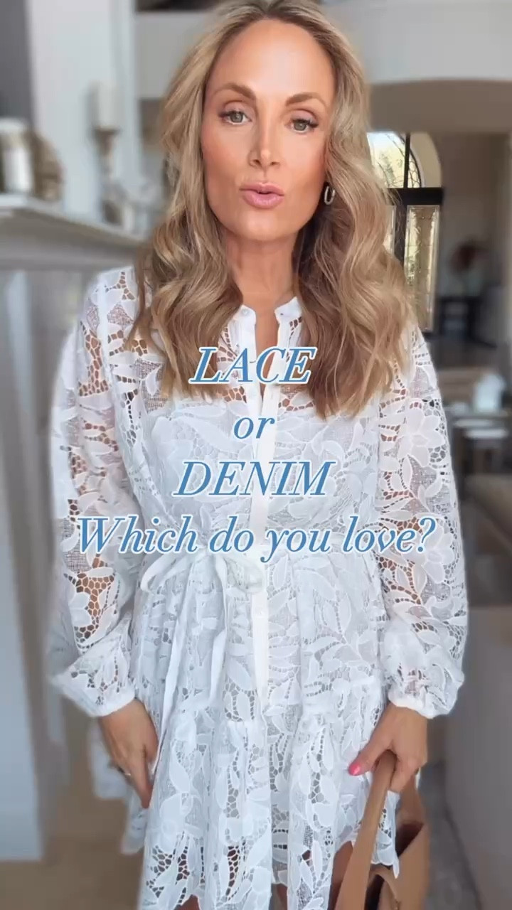 What would you prefer for summer outfits? Lace or denim?

#LTKOver40 #LTKFindsUnder50 #LTKStyleTip