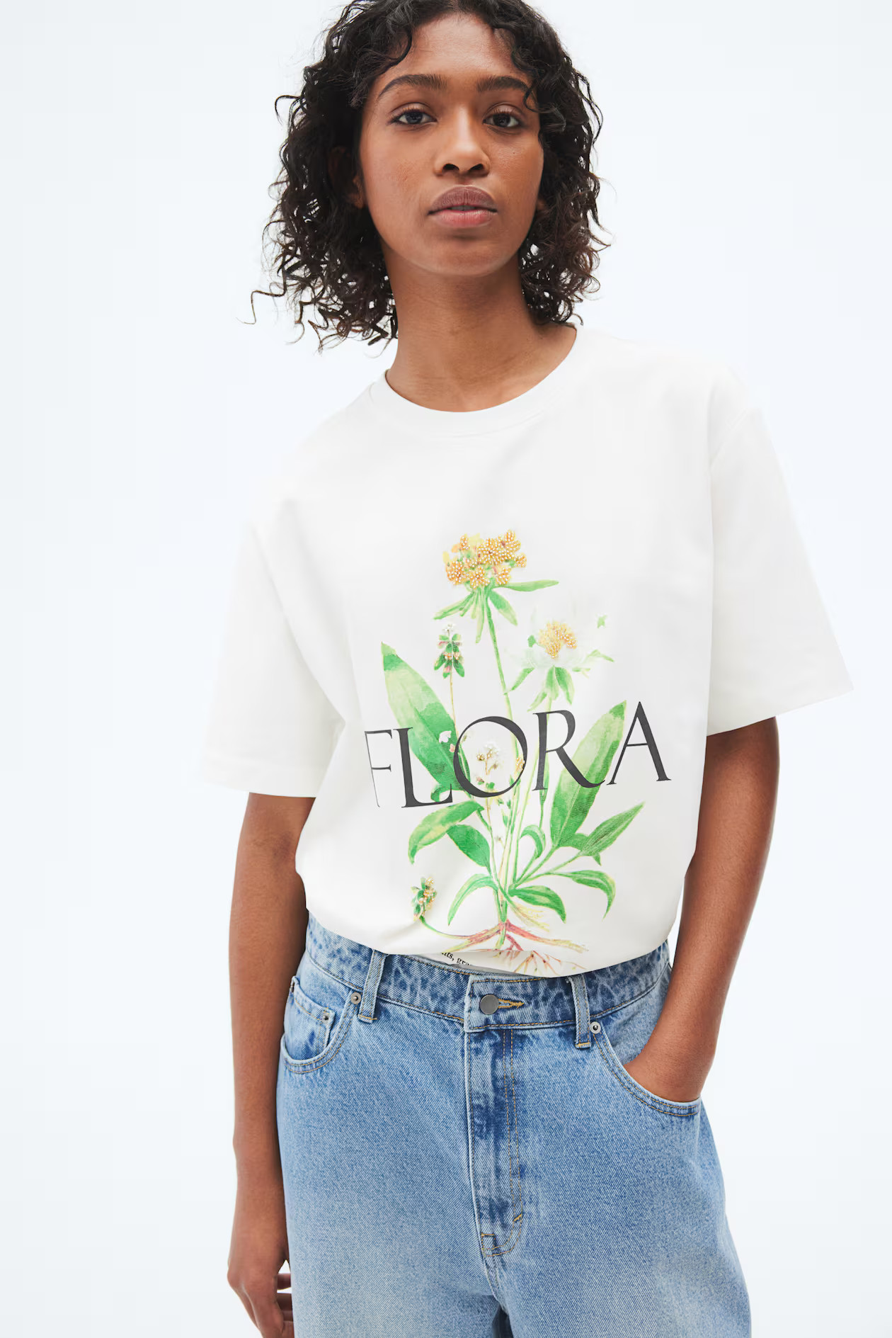 Bead-Embellished T-Shirt | H&M (US + CA)