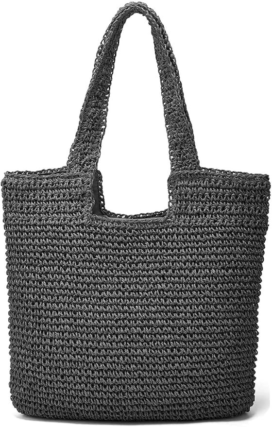 Obosoyo Straw Tote Bag Purses for Women Straw Beach Bag Women Summer Handwoven Tote Bags Shoulder... | Amazon (US)
