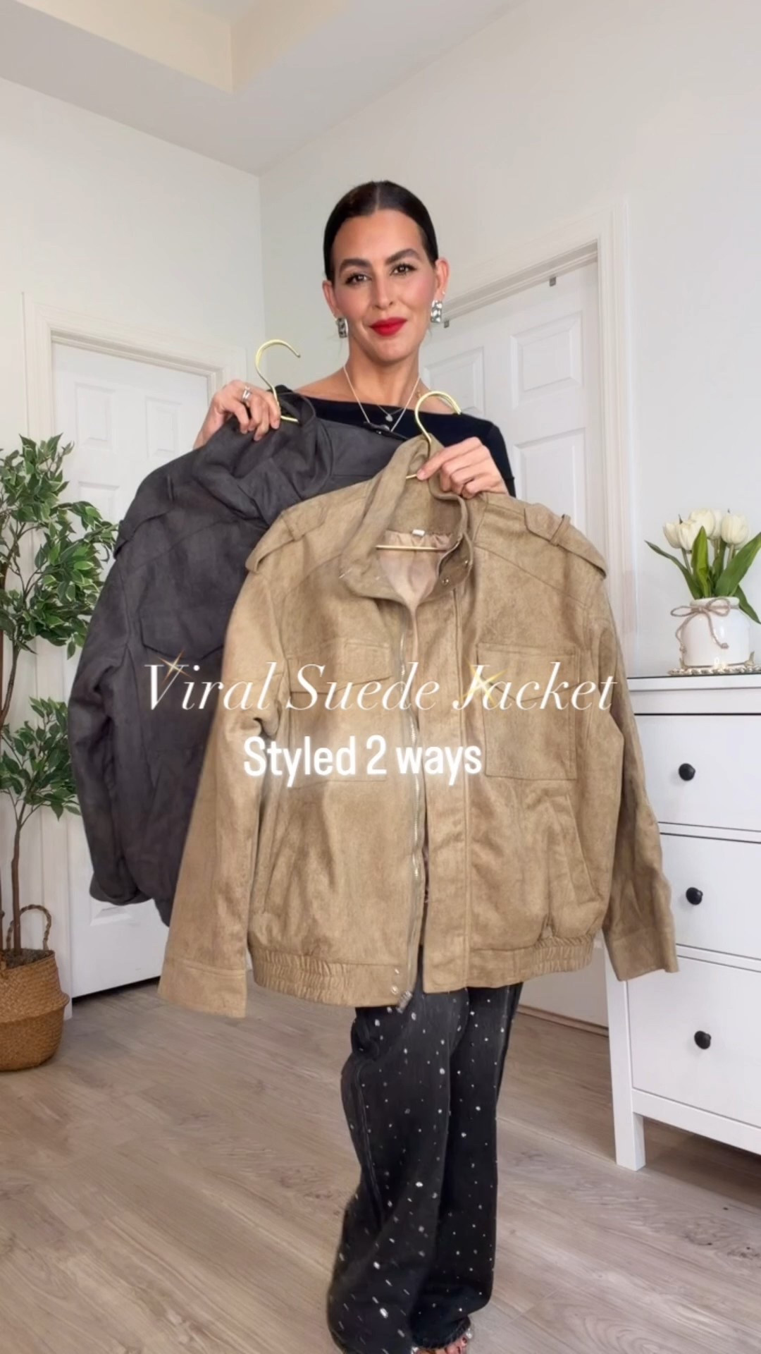 Size sin suede jackets.
Size S in dress. Wearing nipple covers.
Size M in lace shorts, sweater and white tshirt. 
Boots are tts. 

#LTKHoliday #LTKootd #LTKSeasonal