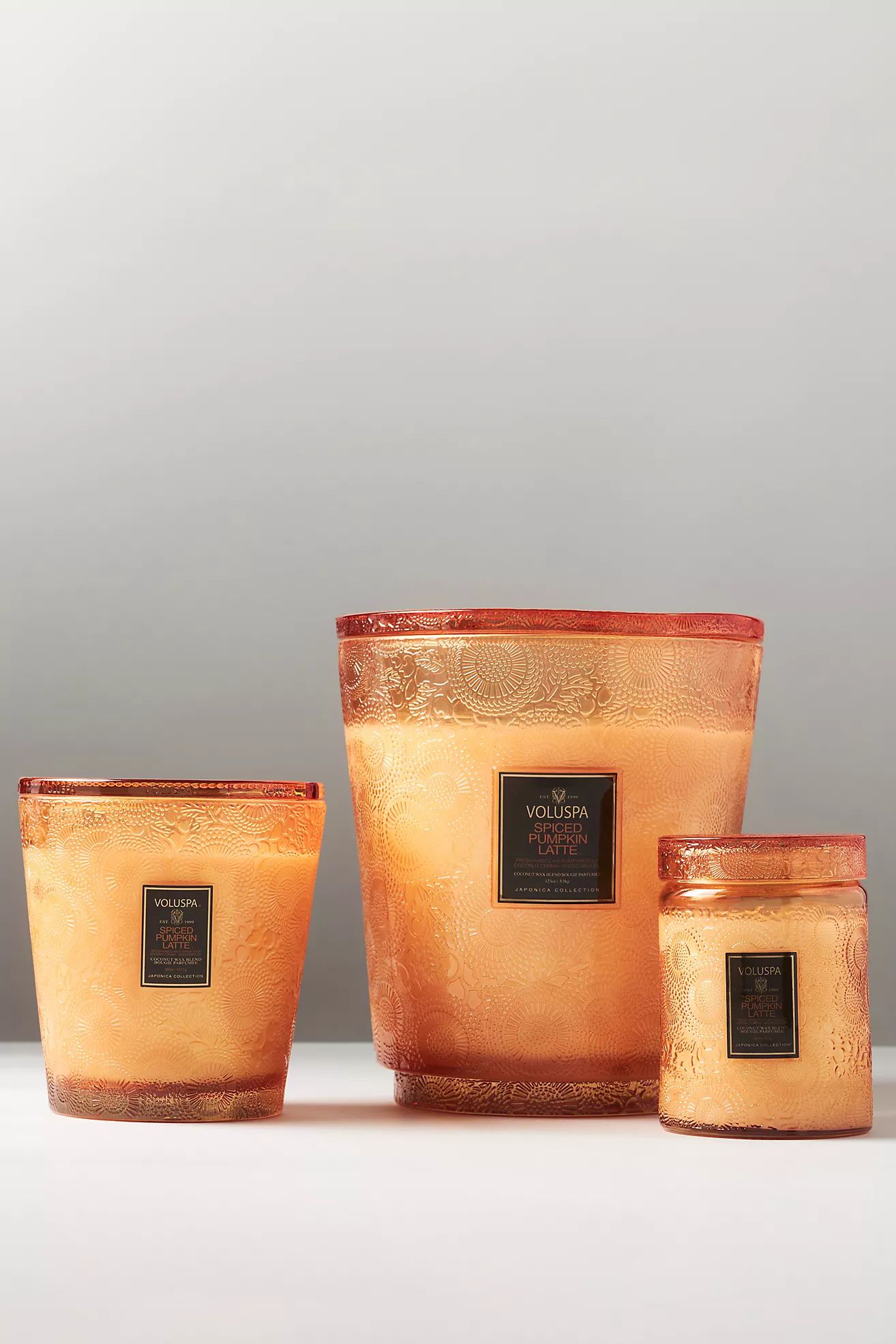 Voluspa Japonica Spiced Pumpkin Latte Glass Jar Candle | Anthropologie (US)