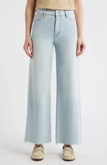 FRAME Le Slim Raw Hem Palazzo Jeans | Nordstrom | Nordstrom