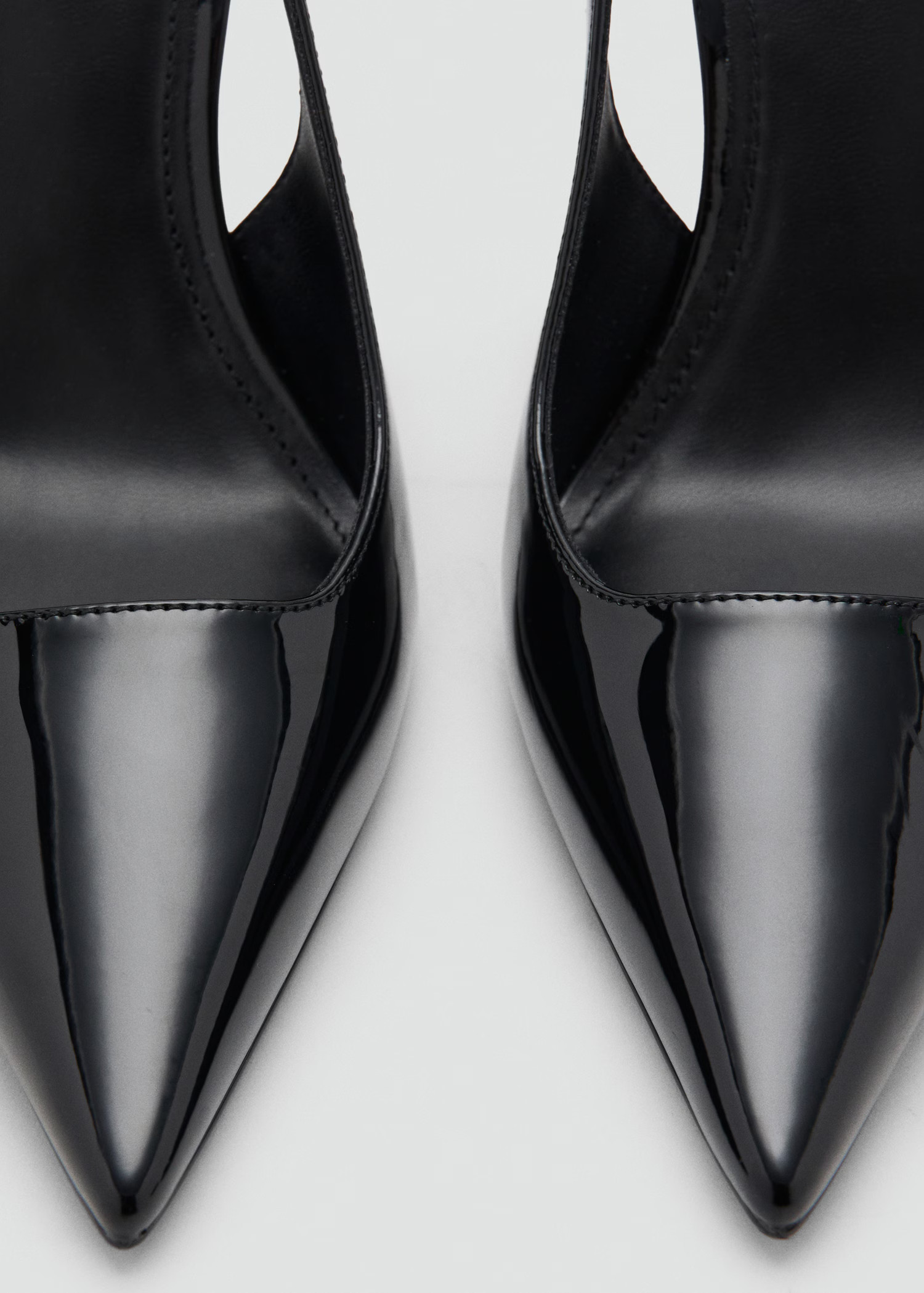 Patent heeled shoes | MANGO (UK)