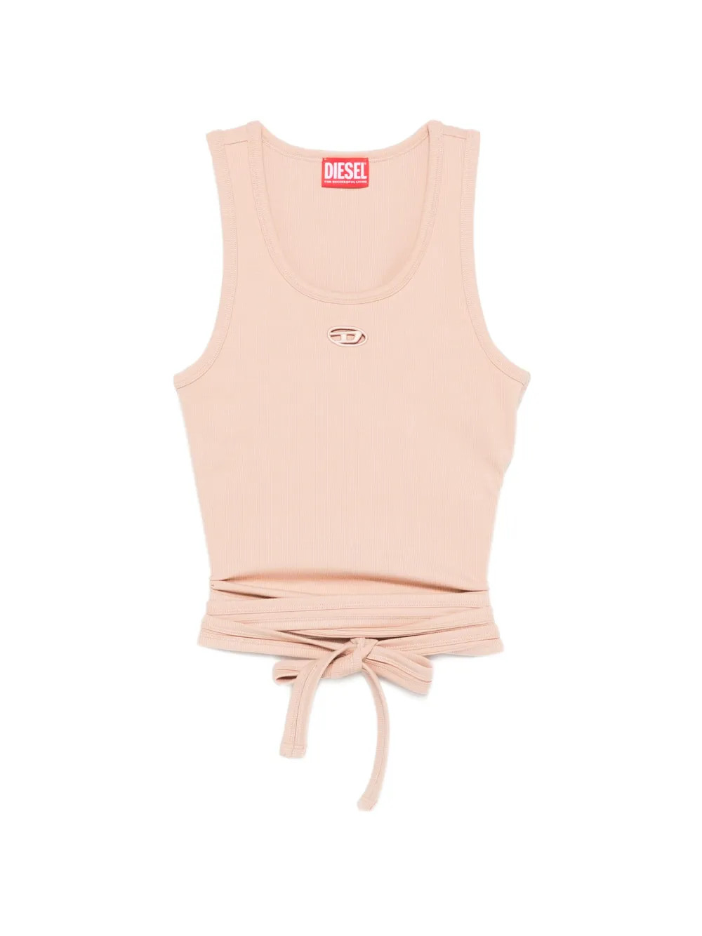 DieselT-Bunny-Tail logo tie tank top | Farfetch Global
