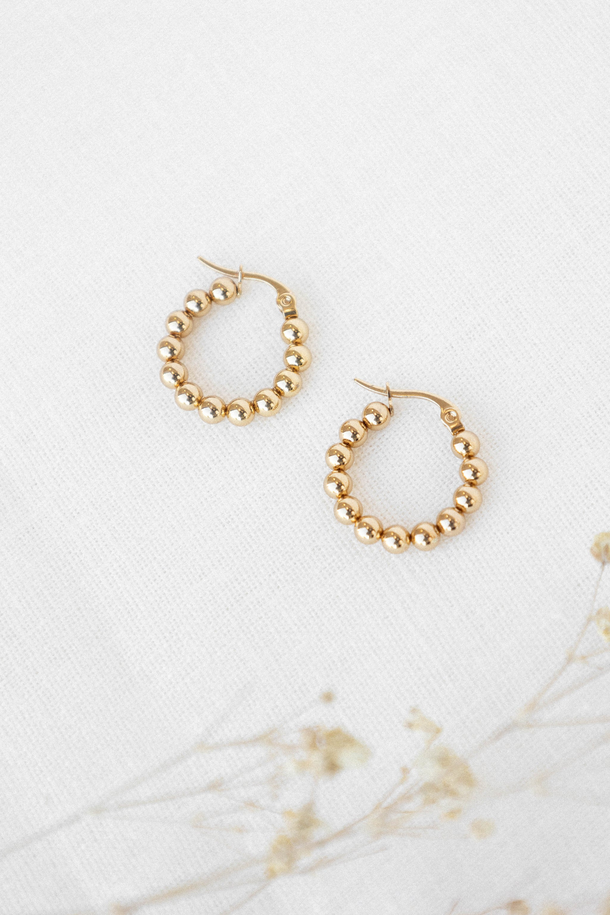 Chloe Hoop Earrings - Gold | Petal & Pup (US)