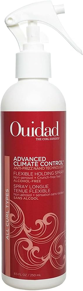 Ouidad Advanced Climate Control Holding Spray, 8.5 fl oz, Flexible Curly Hair Spray for Voluminou... | Amazon (US)