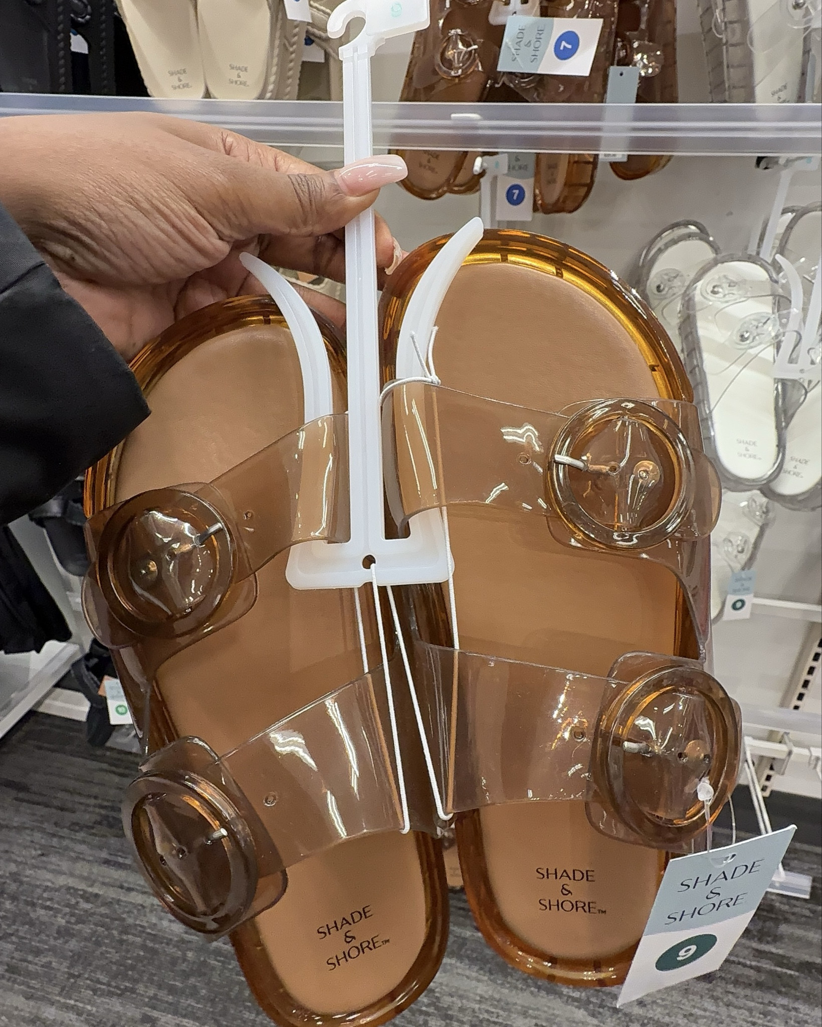 What do these shade & shore slides remind you of? Saw these browsing Target 🎯 

#LTKdayinmylife #LTKFindsUnder50 #LTKSeasonal