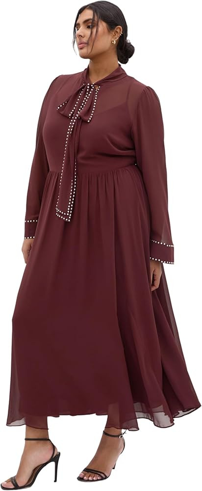City Chic Women's Plus Size Dress - Kara Maxi | Amazon (US)
