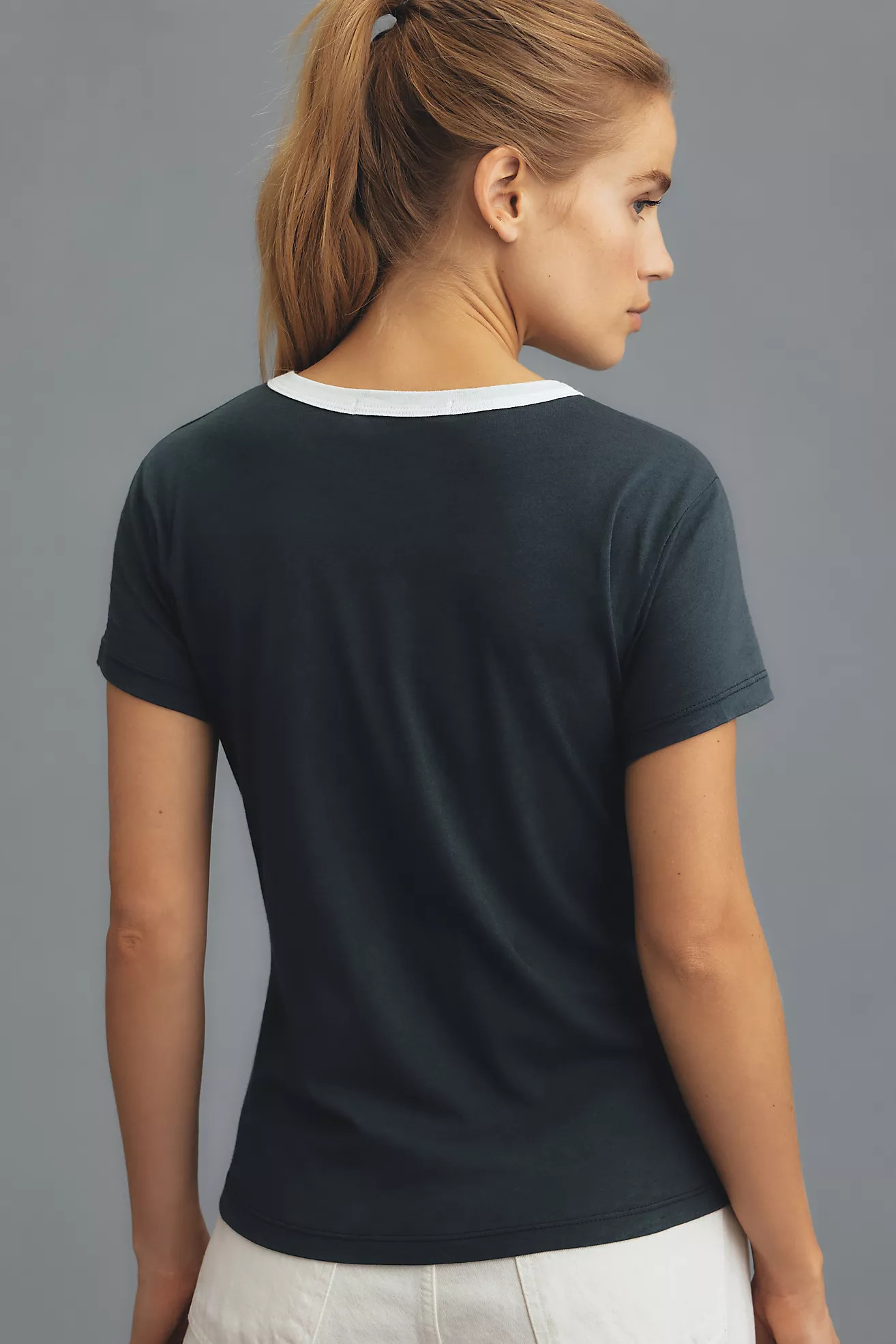 Letluv Heart Ringer Tee | Anthropologie (US)