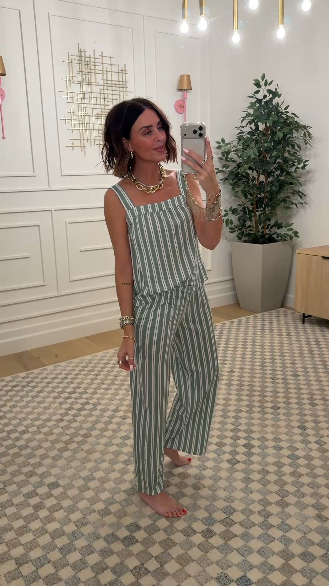 Wide strap cotton pajama set - size M



#LTKTravel #LTKmorningroutine #LTKSeasonal