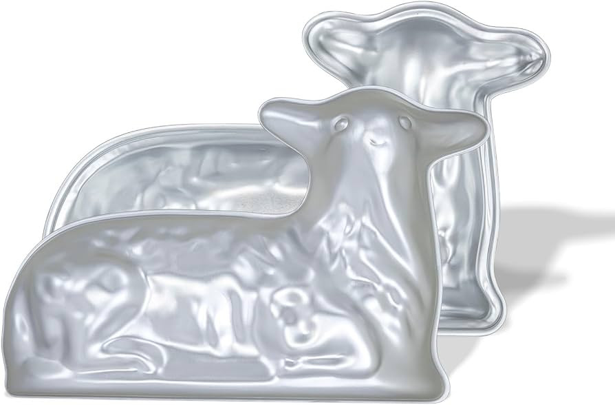 12 Inch Lamb Cake pan set of 2，Lamb Shaped cake pan, Aluminum Lamb Cake Tin,For Easter cake，s... | Amazon (US)