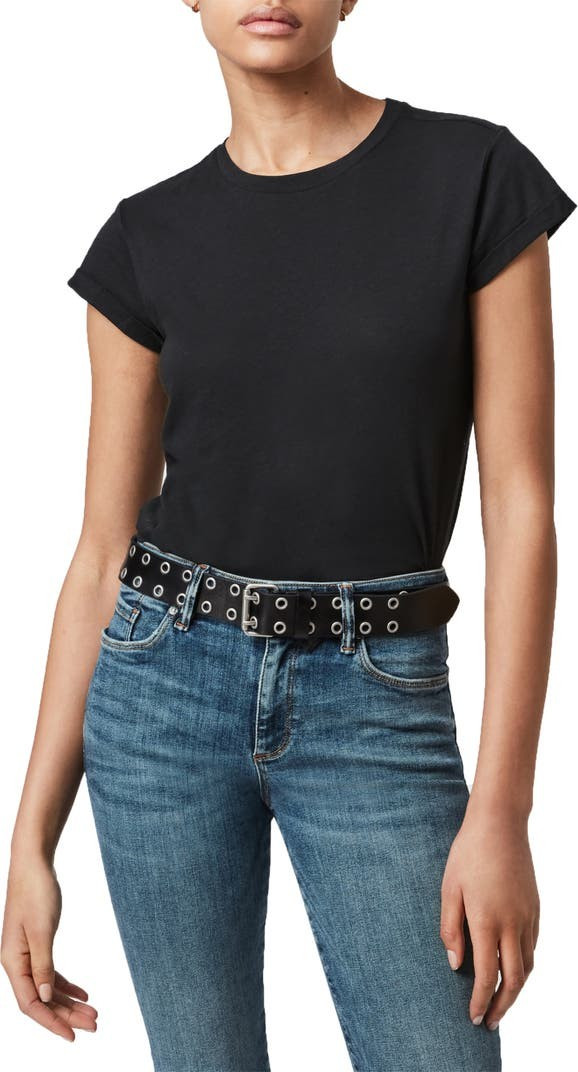 Anna Cuff Sleeve Cotton T-Shirt | Nordstrom | Nordstrom