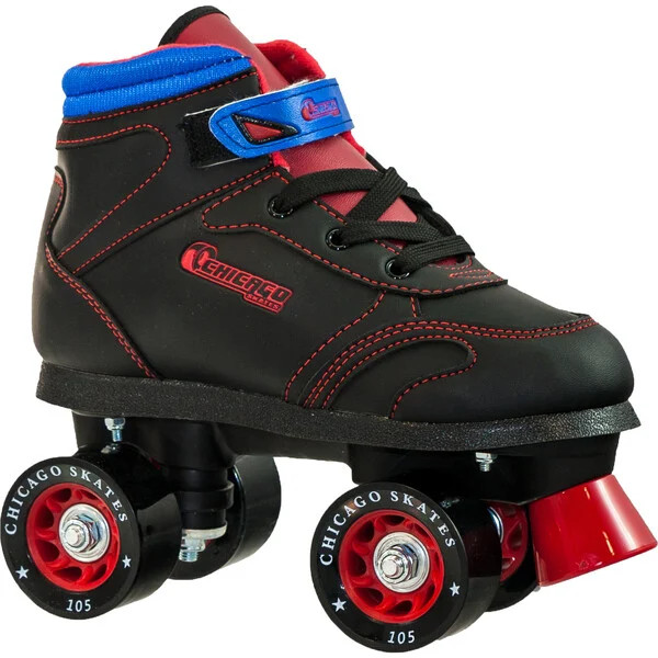 Sidewalk Skate, Black/Red | Maisonette