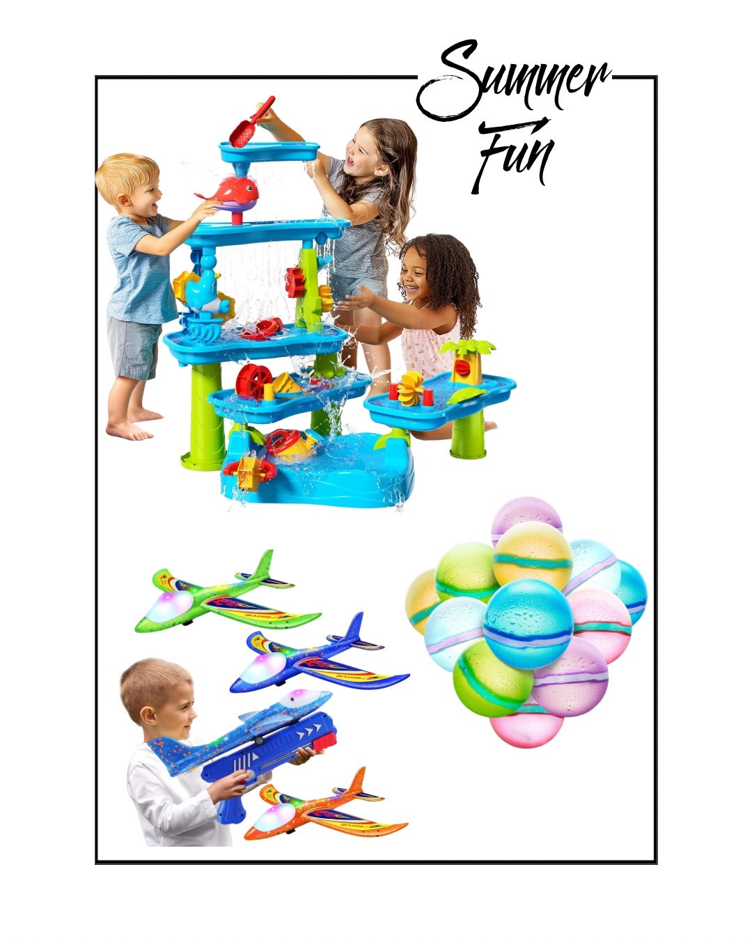 Grandkids coming? 
Here are three must haves to reduce screen time and enjoy the great outdoors. 
The water table is currently 1/2 price - don’t delay!



#LTKSummerEdit #LTKKids #LTKFamily