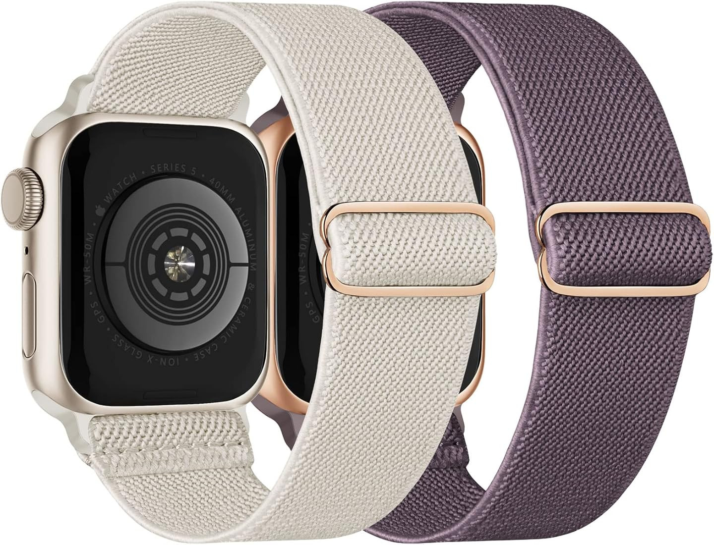 Stretchy Solo Loop Nylon Bands Compatible with Apple Watch Band 38mm 40mm 41mm 42mm 44mm 45mm 49m... | Amazon (US)