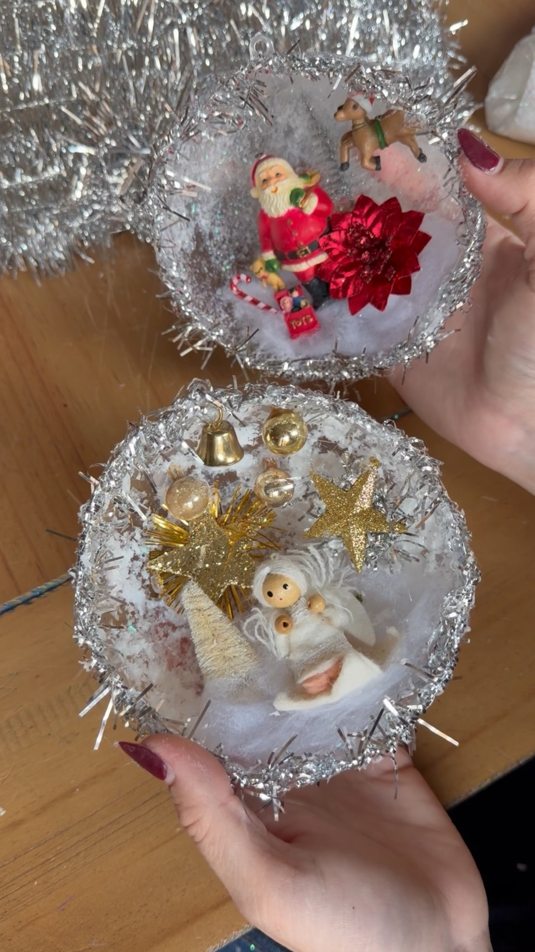 Vintage inspired diorama Christmas ornaments 

#LTKSeasonal #LTKHoliday