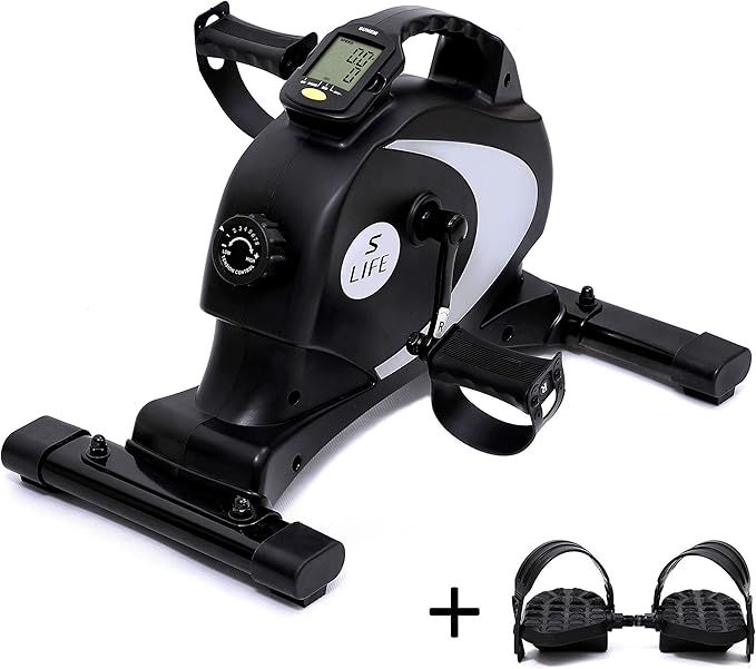 Under Desk Bike Pedal Exerciser - Stationary Magnetic Mini Exercise Bike - Office, Home Equipment... | Amazon (US)