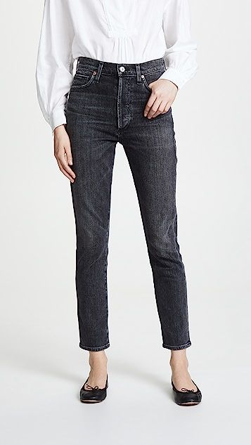 Olivia High Rise Slim Ankle Jeans | Shopbop