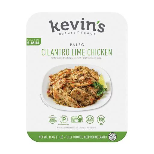 Kevin's Natural Foods Cilantro Lime Chicken, Fully Cooked Entree, 16 oz | Walmart (US)