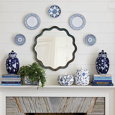 Chinoiserie Blue and White Terracotta Pumpkin Series | Ballard Designs, Inc.