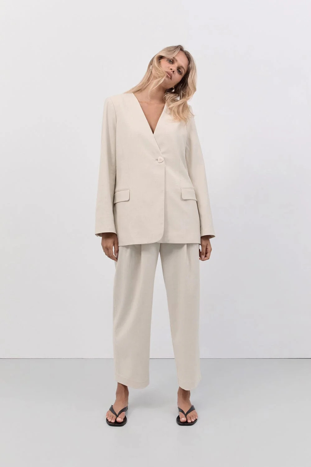 AMSTERDAM SAND SUIT PANT | DISSH
