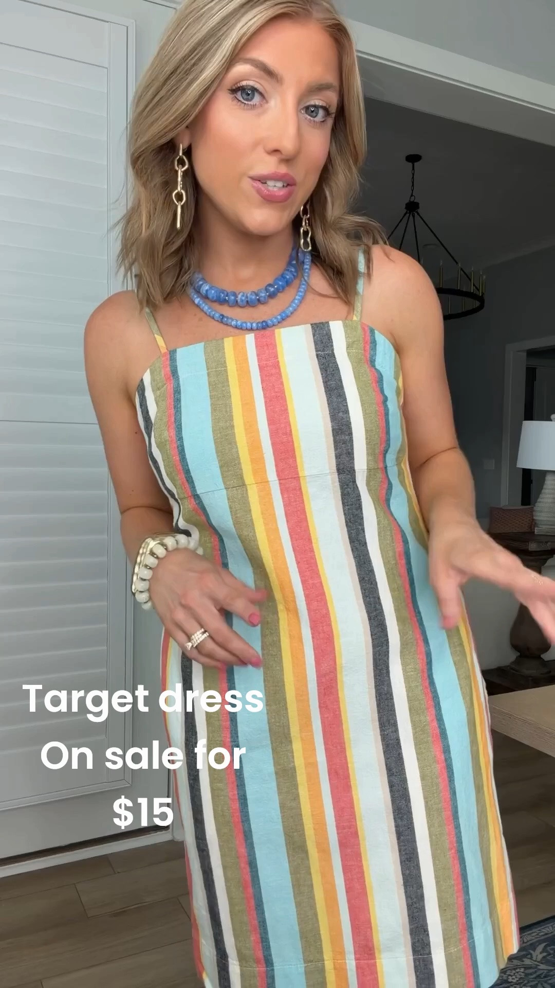 This striped dress is summer in outfit form! 🌈 I love the fun colors, lightweight fabric, and easy fit. Just throw it on with your favorite sandals and you’re ready for vacations, brunch, beach trips, or weekend adventures. Best part? It’s 40% OFF right now!

Such a fun piece that you’ll wear all season long.

#targetstyle #targetfinds #targetfashion #stripeddress #summerdress #vacationstyle #beachoutfit #casualstyle #affordablefashion #ootd #summeroutfit #colorfulstyle #budgetfashion #targetdeal #everydaystyle

#LTKootd #LTKPetite #LTKSaleAlert
